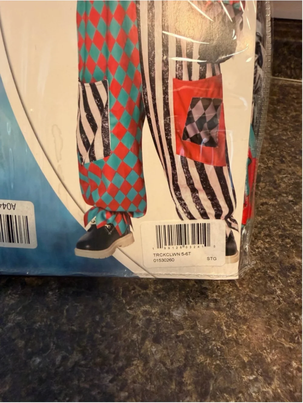 New Spirit Halloween Kids Trickster Clown Costume Halloween